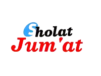 a logo that says sholat jum 'at in red and black
