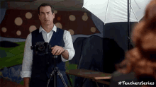 Rob Riggle Nod GIF - Teachers Series Timid Yes GIFs