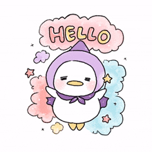 duck animal cute hello hi