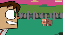 Minecraft Pig Funny Pig GIF - Minecraft Pig Funny Pig Smashbits Animation GIFs
