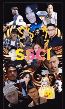 a collage of people with the word ssl at the bottom