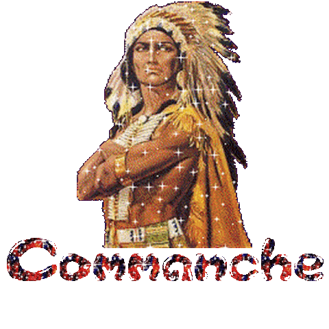 Commanche Native American Sticker - Commanche Native American Stickers