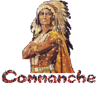 Commanche Native American Sticker - Commanche Native American Stickers