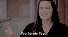 Greys Anatomy April Kepner GIF - Greys Anatomy April Kepner Ive Barely Lived GIFs