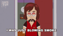I Was Just Blowing Smoke South Park GIF - I Was Just Blowing Smoke South Park I Was Just Kidding GIFs