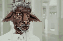 Goat Goat Society GIF - Goat Goat Society Morgan Freeman GIFs