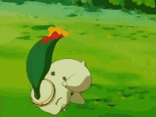Burn Chikorita GIF - Burn Chikorita Pokemon GIFs