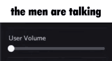 the men are talking