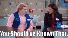 Superstore Amy Sosa GIF - Superstore Amy Sosa You Shouldve Known That GIFs