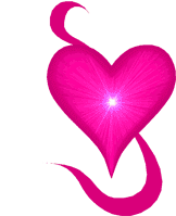 Heart Glowing Sticker - Heart Glowing Heart Sign Stickers