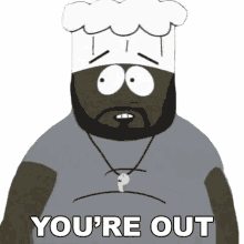 youre out chef south park season2ep5 s2e5