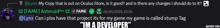 a screenshot of a text conversation between lynx and a developer
