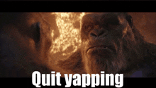 King Kong Quit Yapping GIF - King Kong Quit Yapping Yap GIFs