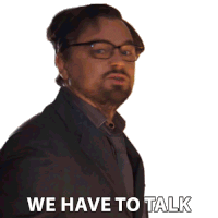 We Have To Talk Dr Randall Mindy Sticker - We Have To Talk Dr Randall Mindy Leonardo Dicaprio Stickers