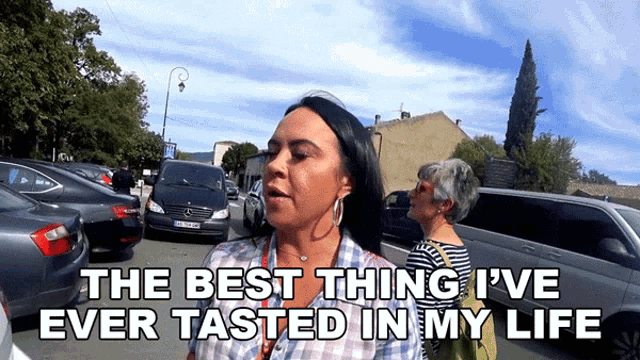 The Best Thing Ive Ever Tasted In My Life Mariah Milano GIF - The Best Thing Ive Ever Tasted In My Life Mariah Milano Dinner With Mariah GIFs