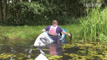 Paddling Fail Kayak Fail GIF - Paddling Fail Kayak Fail Fall Over GIFs