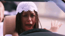 Dionne Driving On Freeway Freaking Out - Stacey Dash GIF - Riving Drivingfreeway Freeway GIFs