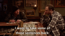 Horace And Pete Steven Wright GIF - Horace And Pete Steven Wright I Wanna Take Some Of Those Sentences Back GIFs