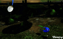 Blue Pikmin GIF - Blue Pikmin Swim GIFs