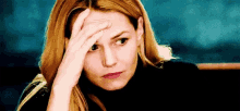 Jennifer Morrison Stressed GIF - Jennifer Morrison Stressed Thinking GIFs