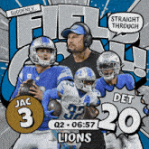 Detroit Lions (20) Vs. Jacksonville Jaguars (3) Second Quarter GIF - Nfl National Football League Football League GIFs