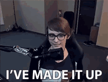 Ive Made It Up Invented GIF - Ive Made It Up Invented Fabricated GIFs