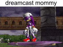 a picture of a cartoon character with the words dreamcast mommy above it