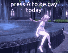 Press A To Be Gay Today Tower Of Babel Gaming GIF - Press A To Be Gay Today Tower Of Babel Gaming Simpleflips GIFs