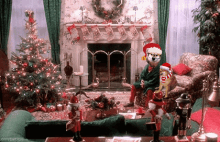 Cheems Santa GIF - Cheems Santa Waiting GIFs