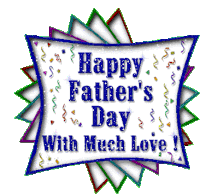 Happy Fathers Day Much Love Sticker