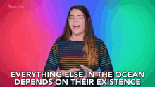 Everything Else In The Ocean Depends On Thier Existence Ocean GIF - Everything Else In The Ocean Depends On Thier Existence Ocean Sea GIFs