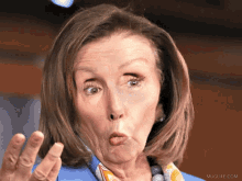 Nancy Pelosi Drunk GIF - Nancy Pelosi Drunk Funny Faces GIFs
