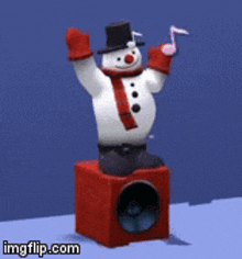 The Sims 2 Funky The Snowman GIF - The Sims 2 Funky The Snowman Stereo GIFs