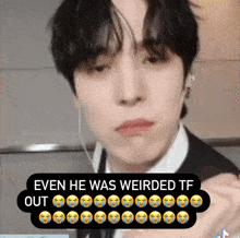 Yunho Ateez Even He Was Weirded Tf Out GIF - Yunho Ateez Even He Was Weirded Tf Out GIFs