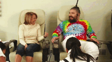 Katie Couric The Fat Jewish Pedicures GIF - Pedicure Nails GIFs