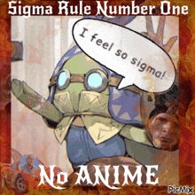 Sigma No Anime GIF - Sigma No Anime No Anime Nft GIFs