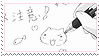 a person is drawing a cat on a piece of paper with a marker .