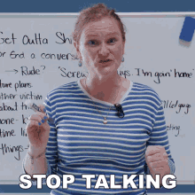 Stop Talking Ronnie GIF - Stop Talking Ronnie Engvid GIFs