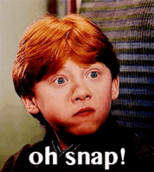 Oh Snap GIF - Ron Ohsnap Harrypotter GIFs