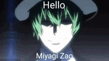 Hazama Hello GIF - Hazama Hello Miyagizao GIFs
