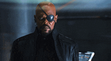 a man with a black eye patch on his eye