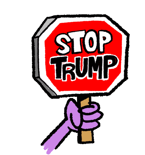 Impeach Him Stop Trump Sticker - Impeach Him Stop Trump Stop Sign Stickers