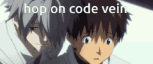 Hop On Code Vein Shinji GIF