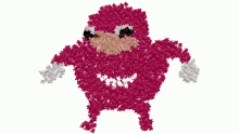 Knuckles The Echidna Pixels GIF - Knuckles The Echidna Pixels El Knuckles Papus GIFs