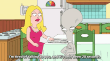 Only Best Friends Can Get Away With Being This Mean To Each Other GIF - Mean Americandad I Tried Talking To You GIFs