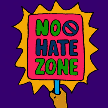 No Hate Zone Dont Hate GIF - No Hate Zone No Hate Dont Hate GIFs