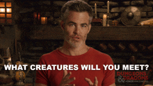 What Creatures Will You Meet Chris Pine GIF