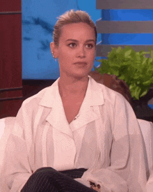Brie Larson Ellen Show GIF - Brie Larson Ellen Show Thats All You Need To Know GIFs