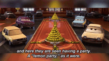 party lemon cars lemon party pixar