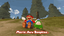 Smg4 Mario GIF - Smg4 Mario Aww Boopkins GIFs